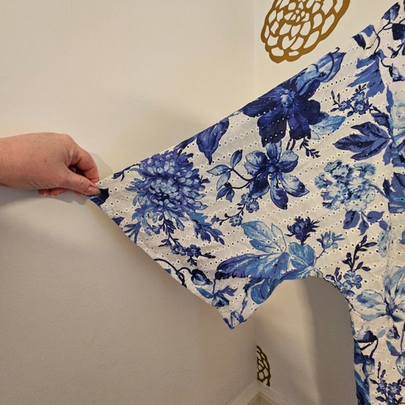 (NWT) H&M Eyelet Dress with Embroidery (Cotton) Size 4XL - Picture 8 of 14